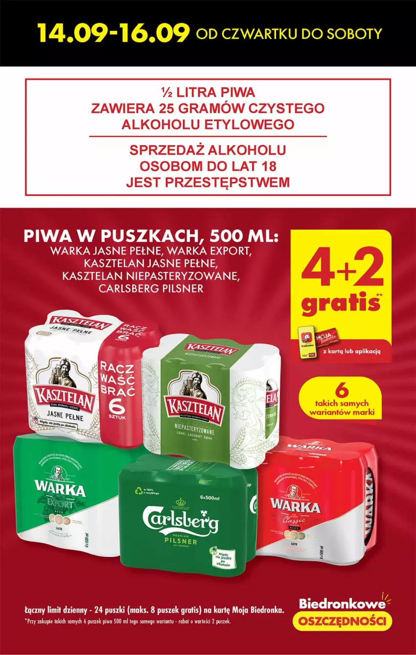 Gazetka promocyjna Biedronka - Od czwartku - ważna 14.09 do 20.09.2023 - strona 11 - produkty: Fa, Gra, Piwa