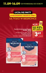 Gazetka promocyjna Biedronka - Od czwartku - Gazetka - ważna od 20.09 do 20.09.2023 - strona 4 - produkty: Ser, Szynka konserwowa, Szynka