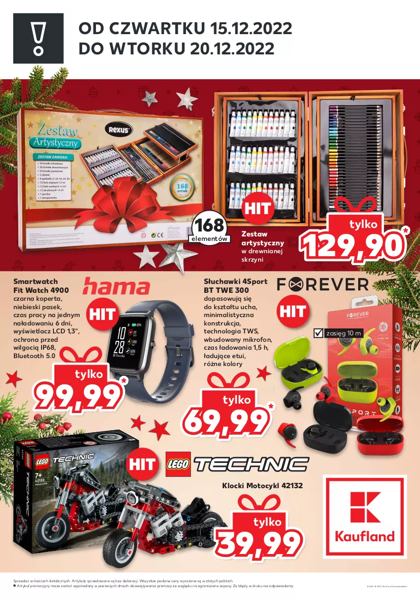 Gazetka promocyjna Kaufland - ZAPOWIEDŹ NASTĘPNEJ OFERTY - ważna 08.12 do 14.12.2022 - strona 2 - produkty: Gra, Klocki, LG, Mikrofon, Pasek, Por, Słuchawki, Smartwatch, Sport