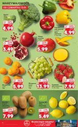 Gazetka promocyjna Kaufland - OFERTA TYGODNIA - Gazetka - ważna od 19.01 do 19.01.2022 - strona 16 - produkty: Piec, Mandarynki, Warzywa, Gra, Papryka, Granat, Truskawki, Cytryny, Kiwi, Winogrona, Owoce, Wino, Mango