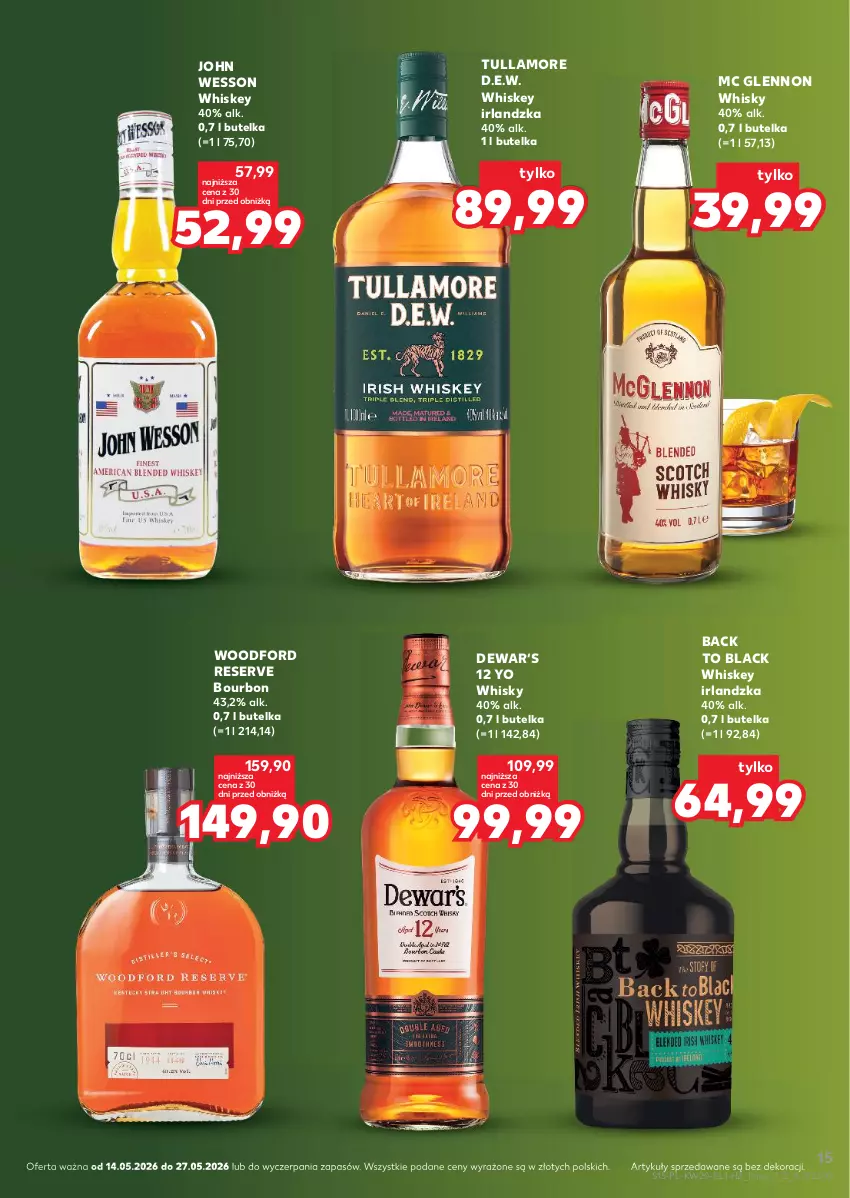 Gazetka promocyjna Kaufland - Barek Kauflandu - ważna 14.05 do 27.05.2026 - strona 15 - produkty: Bourbon, Lack, Ser, Whiskey, Whisky