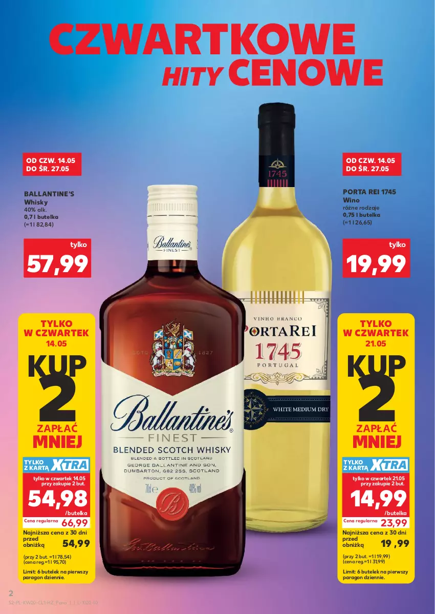 Gazetka promocyjna Kaufland - Barek Kauflandu - ważna 14.05 do 27.05.2026 - strona 2 - produkty: Por, Whisky, Wino