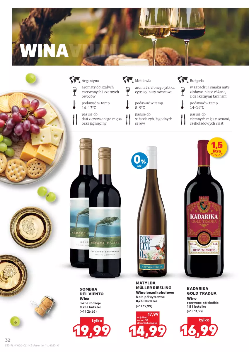 Gazetka promocyjna Kaufland - Barek Kauflandu - ważna 14.05 do 27.05.2026 - strona 32 - produkty: Jabłka, Müller, Nuty, Róża, Sałat, Ser, Sos, Wino, Wino bezalkoholowe, Wino czerwone