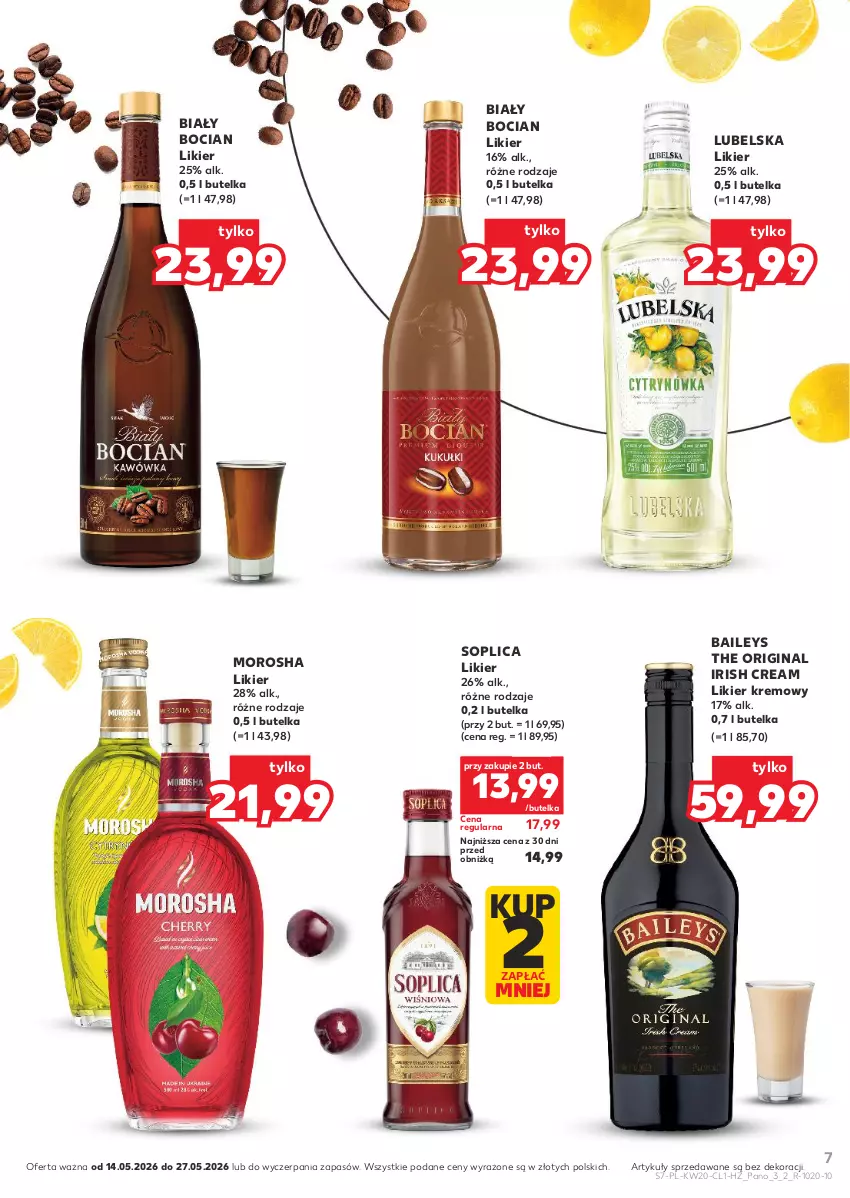 Gazetka promocyjna Kaufland - Barek Kauflandu - ważna 14.05 do 27.05.2026 - strona 7 - produkty: Biały Bocian, Gin, Likier, Soplica