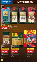 Gazetka promocyjna Lidl - GAZETKA - Gazetka - ważna od 05.03 do 05.03.2025 - strona 56 - produkty: Torebka, Kawa rozpuszczalna, Gin, Kawa ziarnista, Kawa, Herbata czarna, Jacobs, Herbata