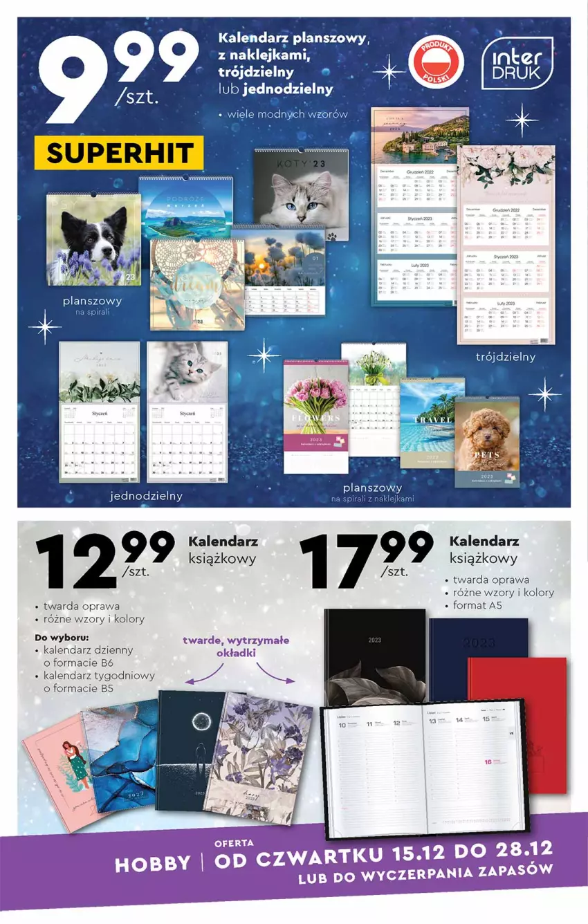 Gazetka promocyjna Biedronka - Okazje tygodnia Święta - ważna 12.12 do 28.12.2022 - strona 32 - produkty: Kalendarz, Klej