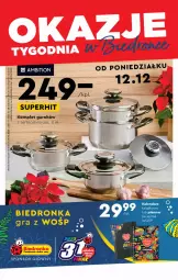 Gazetka promocyjna Biedronka - Okazje tygodnia Święta - Gazetka - ważna od 28.12 do 28.12.2022 - strona 1 - produkty: Gra, Termometr, Ambition, , Kalendarz