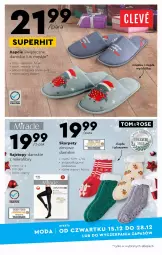 Gazetka promocyjna Biedronka - Okazje tygodnia Święta - Gazetka - ważna od 28.12 do 28.12.2022 - strona 29 - produkty: Top, Kapcie, Karp, Rajstopy