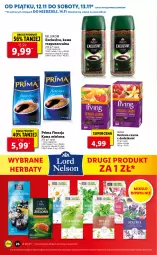Gazetka promocyjna Lidl - GAZETKA - Gazetka - ważna od 14.11 do 14.11.2021 - strona 26 - produkty: Kawa rozpuszczalna, Bell, Kawa mielona, Kawa, Herbata czarna, Prima, Bella, Irving, Herbata