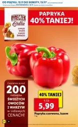 Gazetka promocyjna Lidl - GAZETKA - Gazetka - ważna od 14.11 do 14.11.2021 - strona 8 - produkty: Papryka czerwona, Papryka