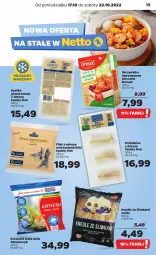 Gazetka promocyjna Netto - Artykuły spożywcze - Gazetka - ważna od 22.10 do 22.10.2022 - strona 13 - produkty: Piec, Polędwica, Knedle, Krewetki, Dorsz, Lazur, Fa