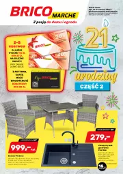 Gazetka promocyjna Bricomarche - Gazetka - Gazetka - ważna od 12.06 do 12.06.2021 - strona 1 - produkty: Gra, Zlew, Stół, Sofa, Zlewozmywak, Syfon, Bateria, Fotel, Olej, Fa