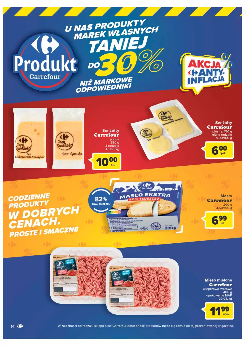 Gazetka promocyjna Carrefour - Gazetka Marki własne Carrefour - ważna 10.01 do 29.01.2023 - strona 14 - produkty: Por, Ser