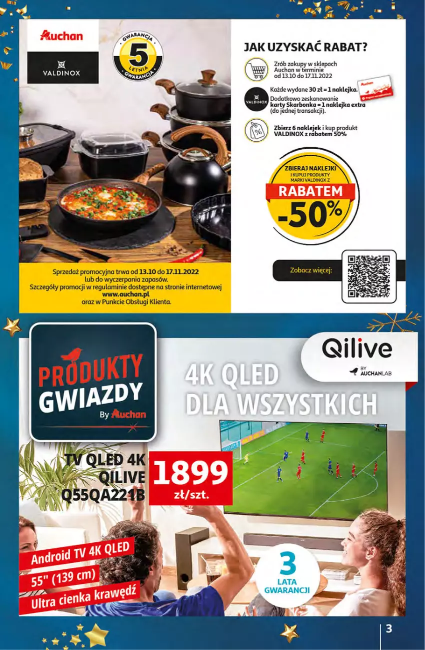 Gazetka promocyjna Auchan - Gazetka Koszyk Oszczędności Auchan Hipermarkety - ważna 10.11 do 16.11.2022 - strona 3 - produkty: Klej, Tran