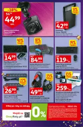 Gazetka promocyjna Auchan - Gazetka Koszyk Oszczędności Auchan Hipermarkety - Gazetka - ważna od 16.11 do 16.11.2022 - strona 31 - produkty: Gin, Gra, Słuchawki, Klawiatura, Mikrofon, Tusz, LANA, Podkładka, Urządzenie wielofunkcyjne, Mysz, Powerbank, Podkład, Listwa, K2, HP