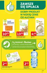 Gazetka promocyjna Auchan - Gazetka Koszyk Oszczędności Auchan Hipermarkety - Gazetka - ważna od 16.11 do 16.11.2022 - strona 5 - produkty: Pistacje, Ryż, LANA, Smalec, Woda, Ryż biały