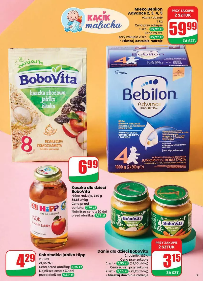 Gazetka promocyjna Dino - ważna 16.07 do 22.07.2025 - strona 20 - produkty: BEBILON, Dada, Dzieci, HiPP, Jabłka, Mleko, Mleko Bebilon, Olej, Sok