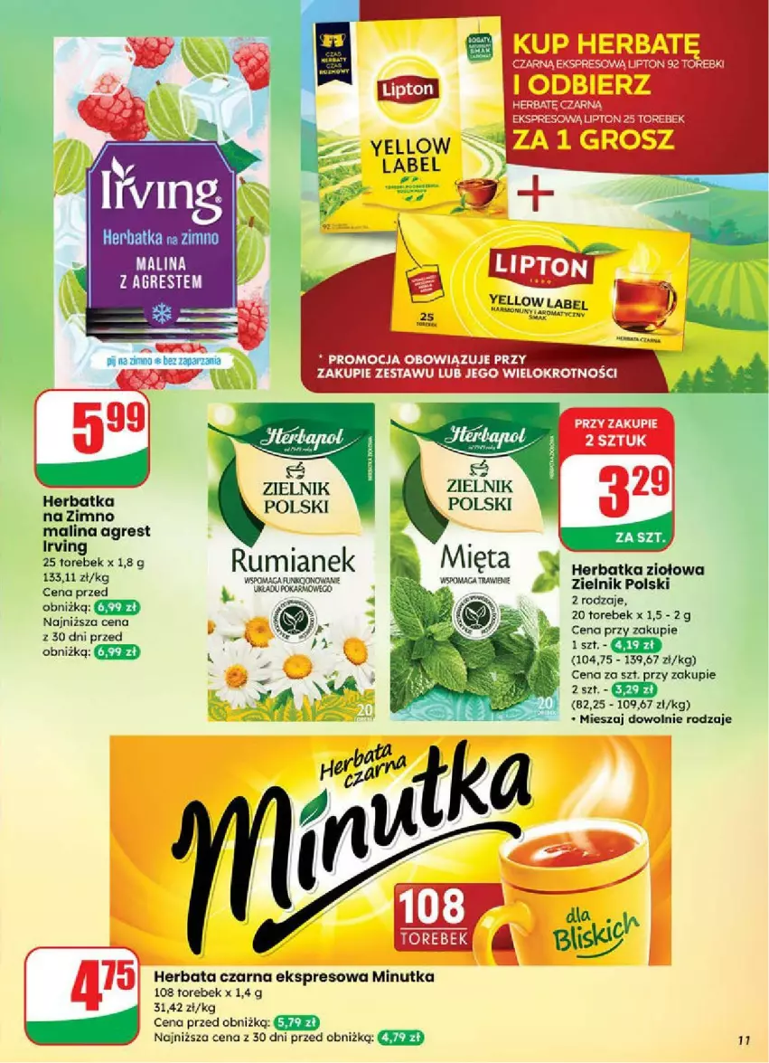 Gazetka promocyjna Dino - ważna 16.07 do 22.07.2025 - strona 3 - produkty: Gres, Herbata, Herbata czarna, Irving, Lipton