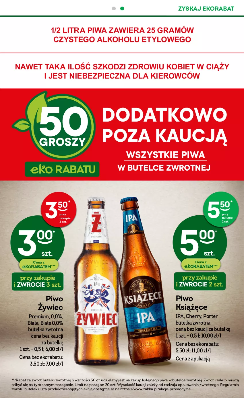 Gazetka promocyjna Żabka - ważna 06.12 do 19.12.2023 - strona 21 - produkty: Gra, Książęce, Mus, Olej, Piec, Piwa, Piwo, Por, Sok