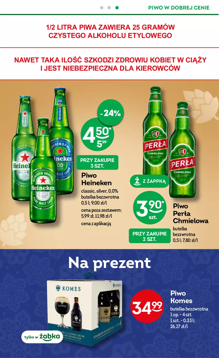 Gazetka promocyjna Żabka - ważna 06.12 do 19.12.2023 - strona 24 - produkty: Gra, Heineken, Perła, Piec, Piwa, Piwo