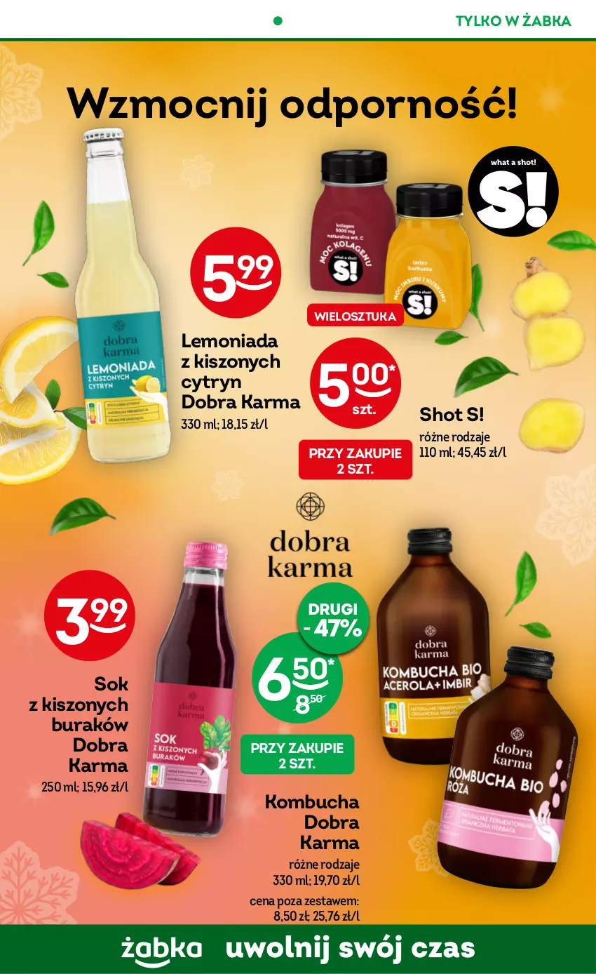 Gazetka promocyjna Żabka - ważna 06.12 do 19.12.2023 - strona 30 - produkty: Lemoniada, Por, Sok