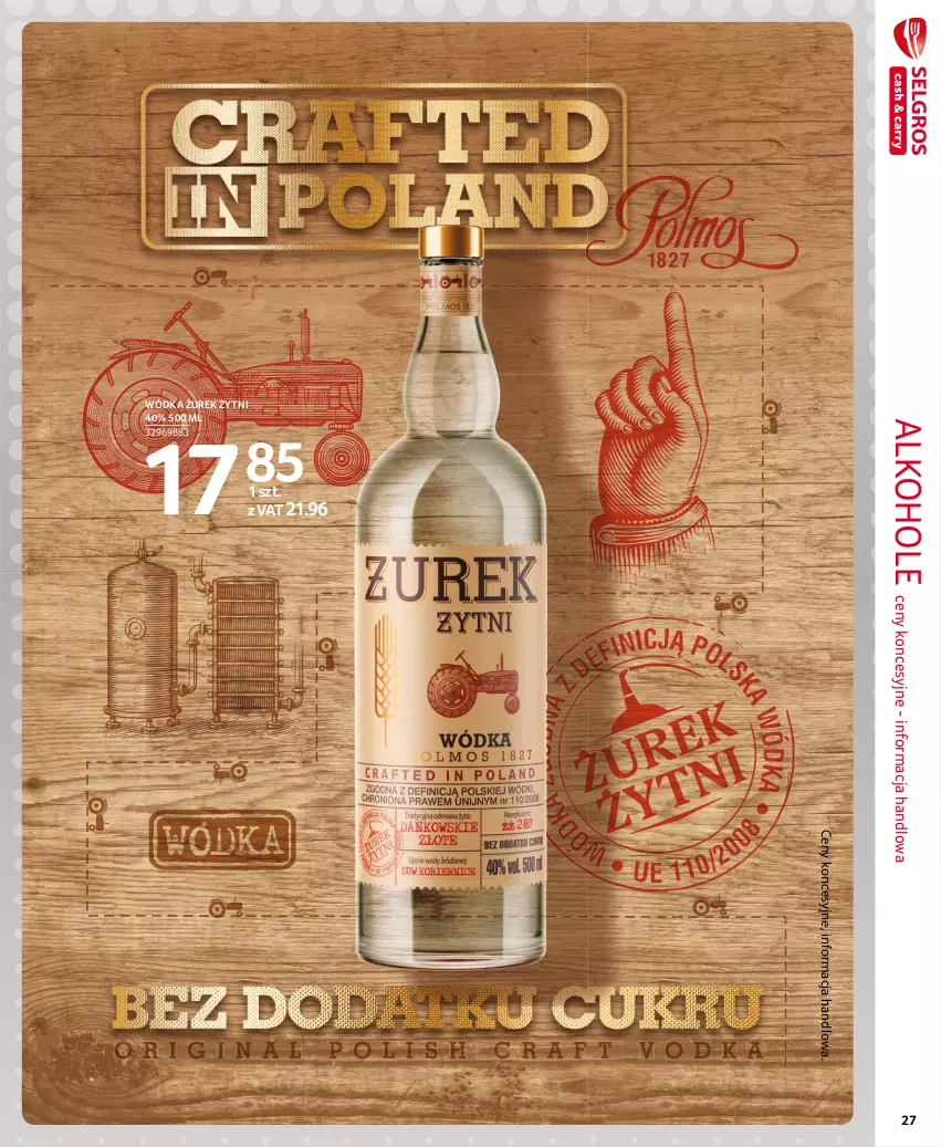 Gazetka promocyjna Selgros - Extra Oferta - ważna 01.02 do 28.02.2021 - strona 27 - produkty: Alkohole, Wódka