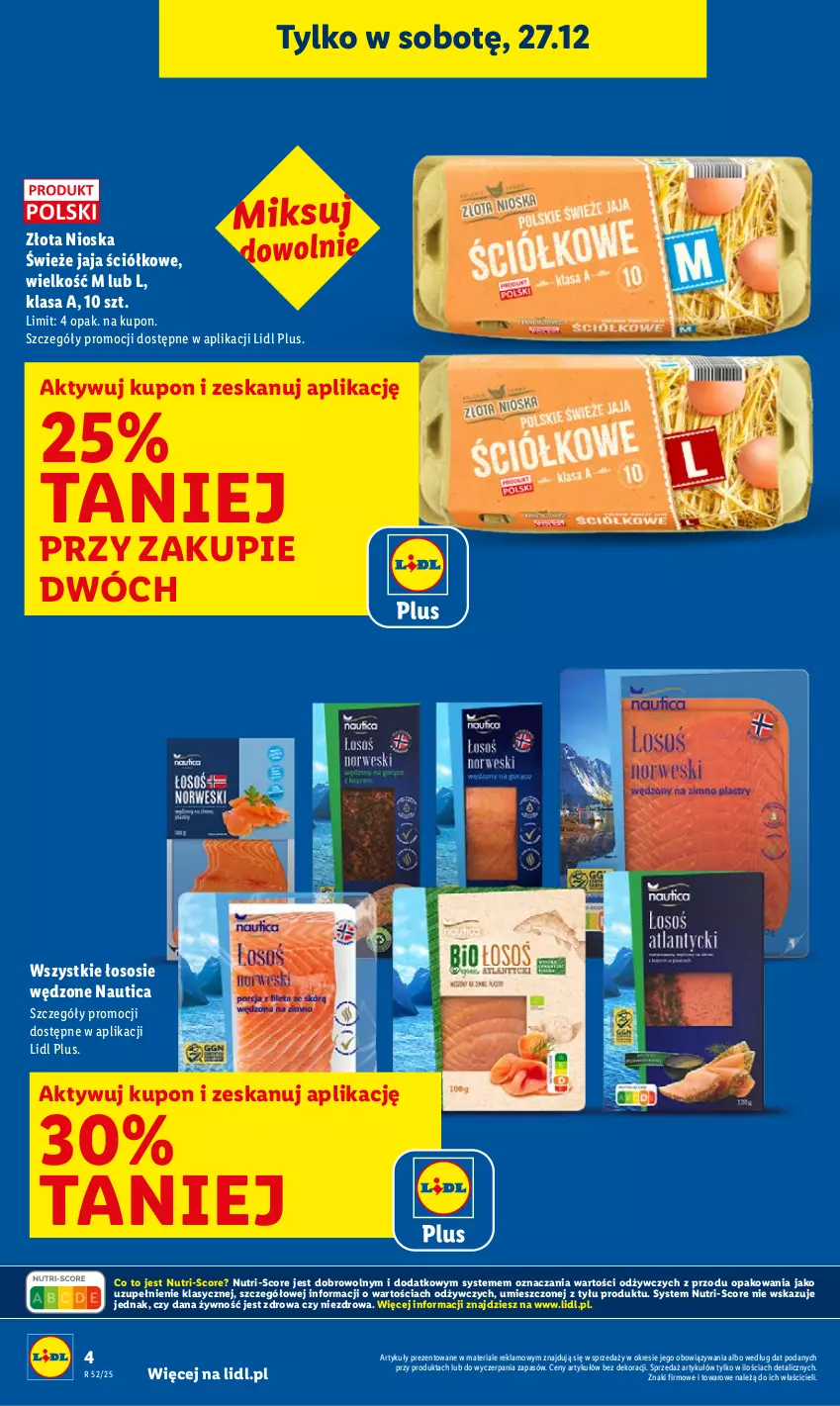Gazetka promocyjna Lidl - GAZETKA - ważna 27.12 do 27.12.2025 - strona 4 - produkty: Jaja, Sos