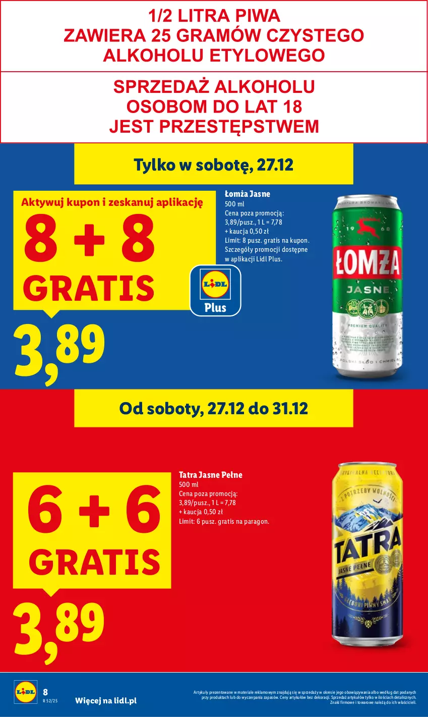 Gazetka promocyjna Lidl - GAZETKA - ważna 27.12 do 27.12.2025 - strona 8 - produkty: Gra, Tatra