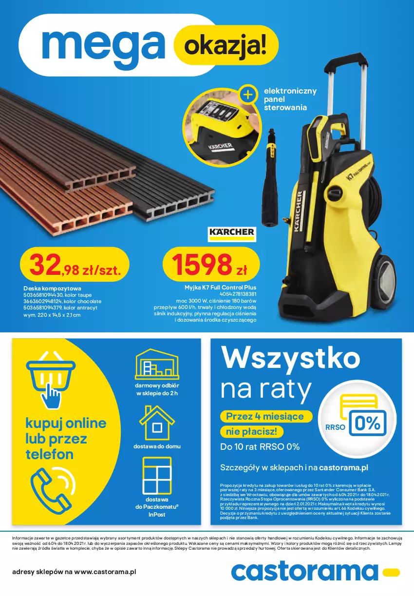 Gazetka promocyjna Castorama - Gazetka Castorama - ważna 06.04 do 18.04.2021 - strona 18 - produkty: Astor, Control, Dres, Rama, Telefon, Top