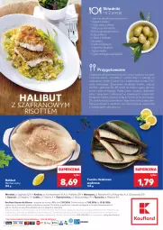 Gazetka promocyjna Kaufland - Ryby z naszej lady - Gazetka - ważna od 13.05 do 13.05.2026 - strona 2 - produkty: Tuszka śledziowa wędzona, Halibut, Top, Sól, Ryż, Por, Roszponka, Bulion, Czosnek, Tusz, Dres, Lion, Tuszka śledziowa, Pieprz, Szafran, Nuty, Parmezan, Wagi, Masło, Orka, Fa