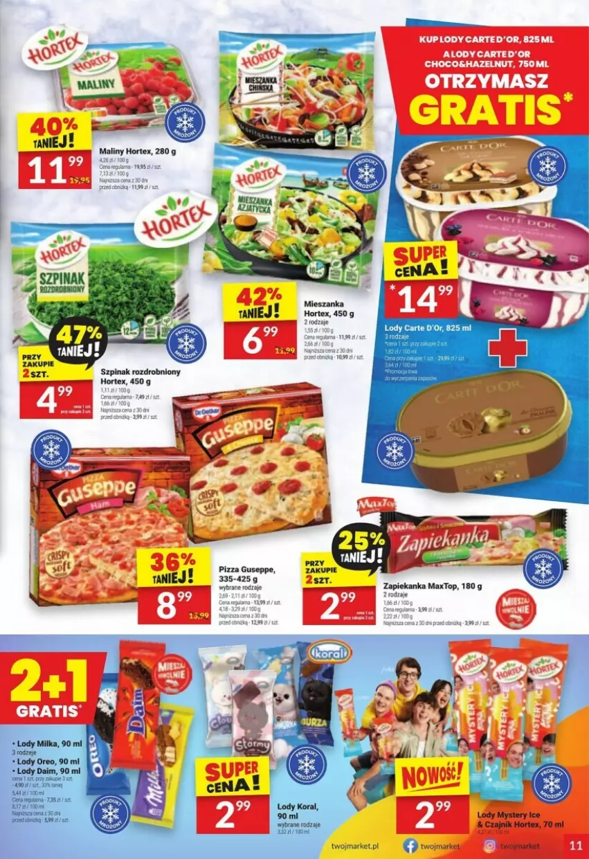 Gazetka promocyjna Twoj Market - ważna 17.04 do 23.04.2024 - strona 3 - produkty: Pizza