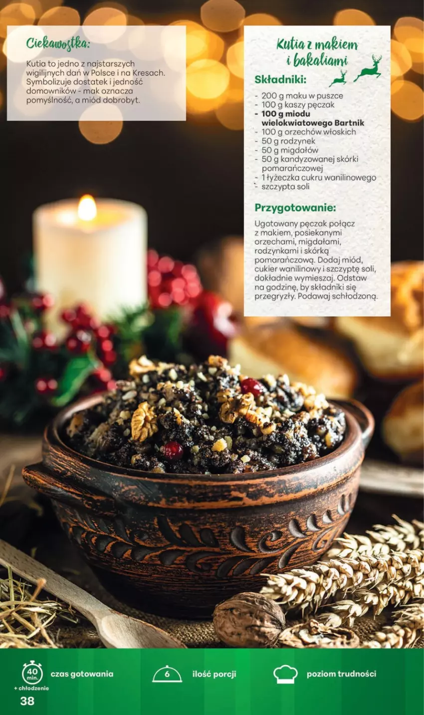 Gazetka promocyjna Delikatesy Centrum - Katalog Przepisy na Bliskie Święta Franczyza DC48-DC49-DC50 - ważna 27.11 do 17.12.2025 - strona 38 - produkty: Cukier, Cukier wanilinowy, Gry, Miód