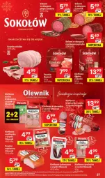 Gazetka promocyjna Delikatesy Centrum - Katalog Przepisy na Bliskie Święta Franczyza DC48-DC49-DC50 - Gazetka - ważna od 17.12 do 17.12.2025 - strona 37 - produkty: Sok, Por, Salami, Sokołów, Kiełbasa krakowska, Papryka, Czosnek, Szynka, Pieprz, Kiełbasa, Olewnik