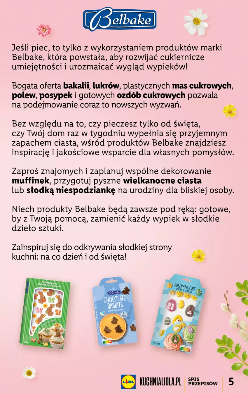 Gazetka promocyjna Lidl - KATALOG WIELKANOC - ważna 06.03 do 09.04.2023 - strona 5 - produkty: Cukier, Piec