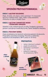 Gazetka promocyjna Lidl - KATALOG WIELKANOC - Gazetka - ważna od 09.04 do 09.04.2023 - strona 15 - produkty: Piec, Drożdże, Sól, Papier, Szynka, Pieprz, Oliwa z oliwek, Piekarnik, Papier do pieczenia, Parmezan, Groszek, Miska, Mleko, Oliwa