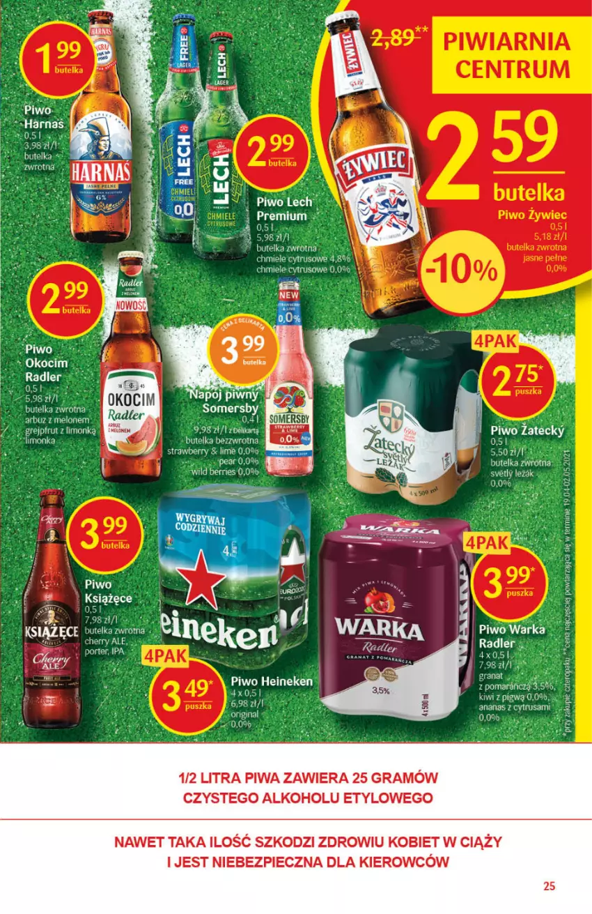 Gazetka promocyjna Delikatesy Centrum - Gazetka Delikatesy Centrum - ważna 24.06 do 30.06.2021 - strona 25 - produkty: Ananas, Gin, Gra, Grejpfrut, Kiwi, Książęce, Limonka, Piec, Piwa, Piwo, Por, Somersby, Warka