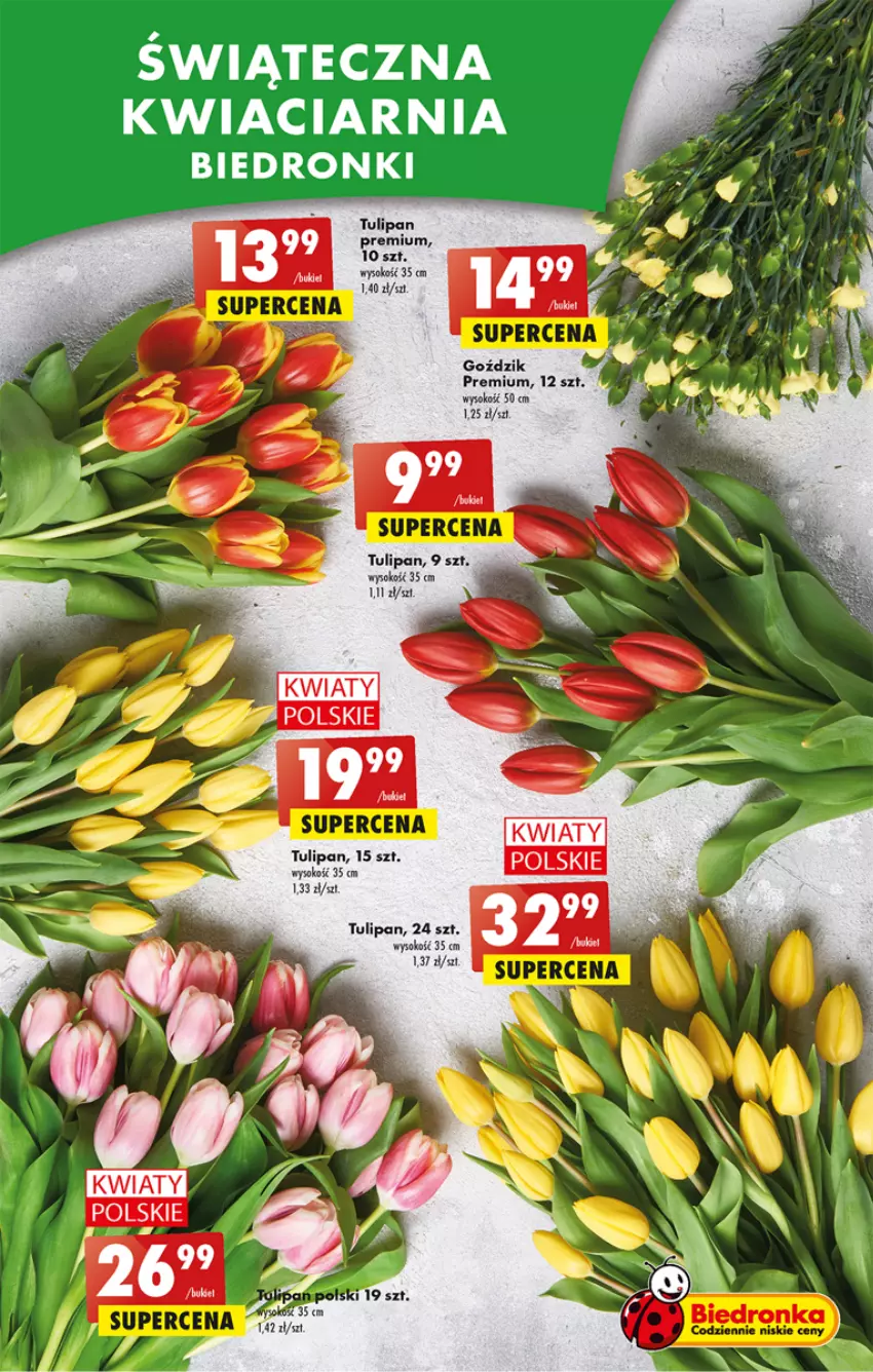 Gazetka promocyjna Biedronka - ważna 06.04 do 12.04.2023 - strona 19 - produkty: Sok, Tulipan