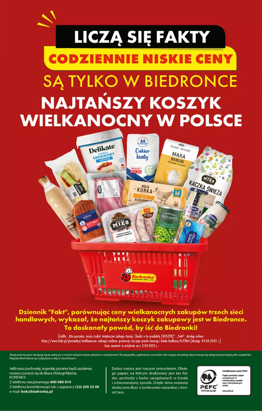 Gazetka promocyjna Biedronka - ważna 06.04 do 12.04.2023 - strona 56 - produkty: Fa, Jaja, Kosz, Por, Szal