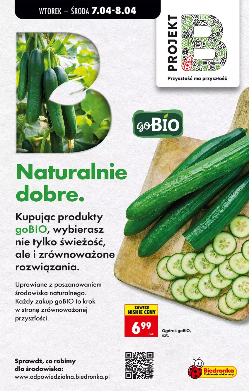 Gazetka promocyjna Biedronka - Od Wtorku - ważna 07.04 do 11.04.2026 - strona 27 - produkty: Ogórek