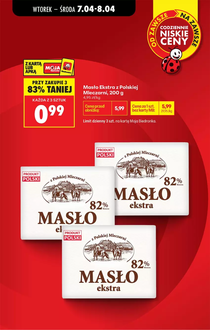 Gazetka promocyjna Biedronka - Od Wtorku - ważna 07.04 do 11.04.2026 - strona 3 - produkty: Masło, Miecz