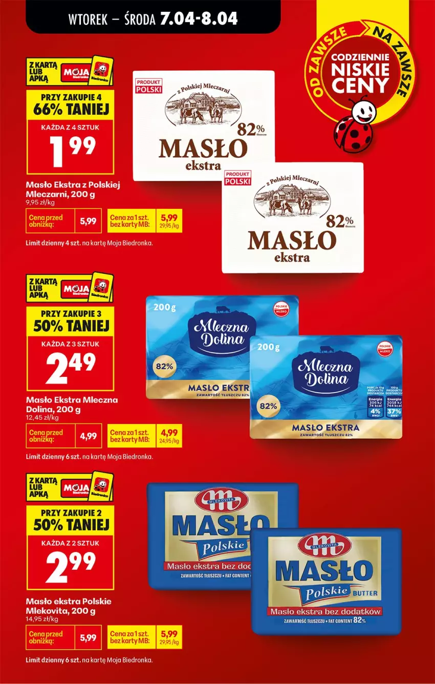 Gazetka promocyjna Biedronka - Od Wtorku - ważna 07.04 do 11.04.2026 - strona 5 - produkty: Fa, Masło