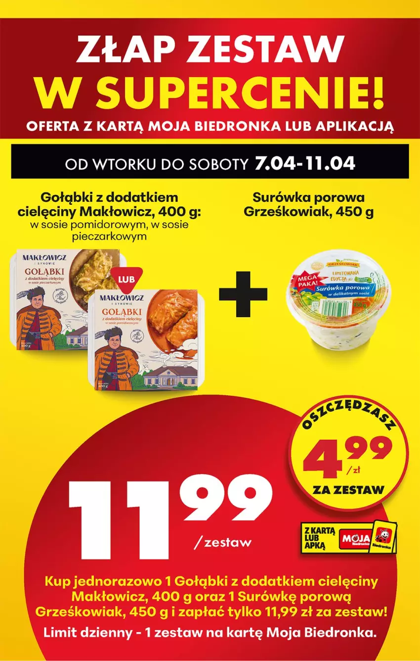 Gazetka promocyjna Biedronka - Od Wtorku - ważna 07.04 do 11.04.2026 - strona 81 - produkty: Piec, Por, Sos, Surówka