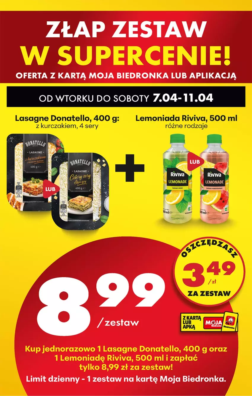 Gazetka promocyjna Biedronka - Od Wtorku - ważna 07.04 do 11.04.2026 - strona 83 - produkty: Kurczak, Lasagne, Lemoniada, Ser