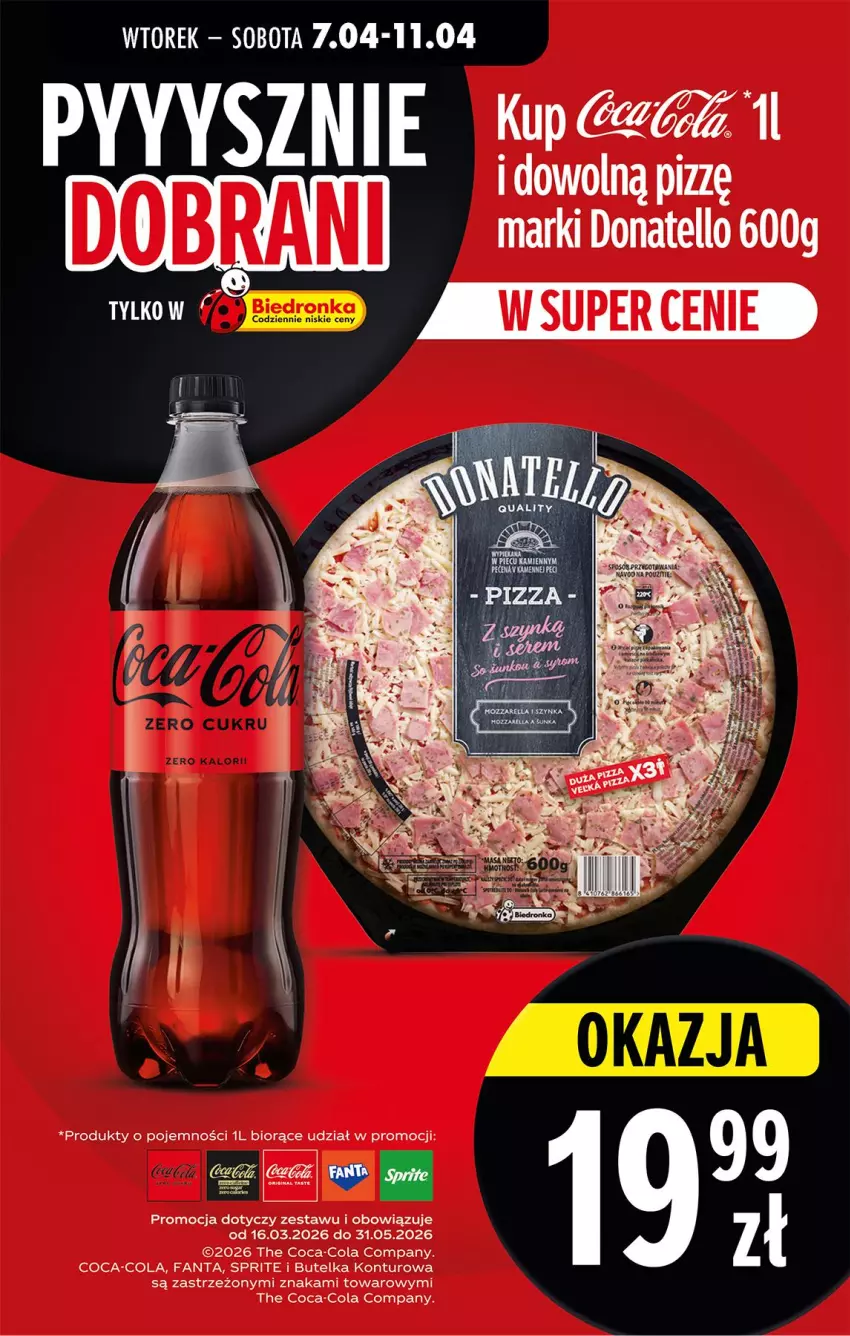 Gazetka promocyjna Biedronka - Od Wtorku - ważna 07.04 do 11.04.2026 - strona 85 - produkty: Coca-Cola, Fa, Fanta, Sprite