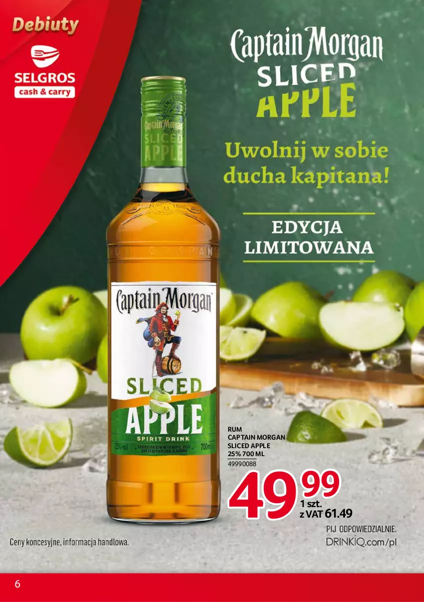 Gazetka promocyjna Selgros - Debiuty w Selgros - ważna 02.12 do 15.12.2021 - strona 6 - produkty: Captain Morgan, Rum