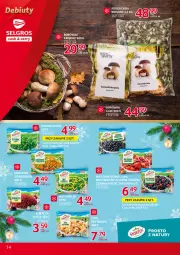 Gazetka promocyjna Selgros - Debiuty w Selgros - Gazetka - ważna od 15.12 do 15.12.2021 - strona 14 - produkty: Buraczki, Por, Pur, Zupa, Podgrzybki, Borowiki, Szpinak, Fa