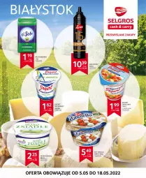 Gazetka promocyjna Selgros - Extra Oferta - Gazetka - ważna od 31.05 do 31.05.2022 - strona 44 - produkty: Jogurt naturalny, Sos, Sól, Jogurt owocowy, Zott, Jogurt, Zottarella, Tran, Mleko zsiadłe, Gyros, Mleko, Fa