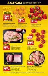 Gazetka promocyjna Biedronka - Specjalny weekend - Gazetka - ważna od 09.03 do 09.03.2024 - strona 2 - produkty: Kurczak, Ser, Filet z piersi kurczaka, Papryka czerwona, Papryka, Kaczka, Pomarańcze, Dres, Schab wieprzowy, Deser, Pomidor malinowy, Fa