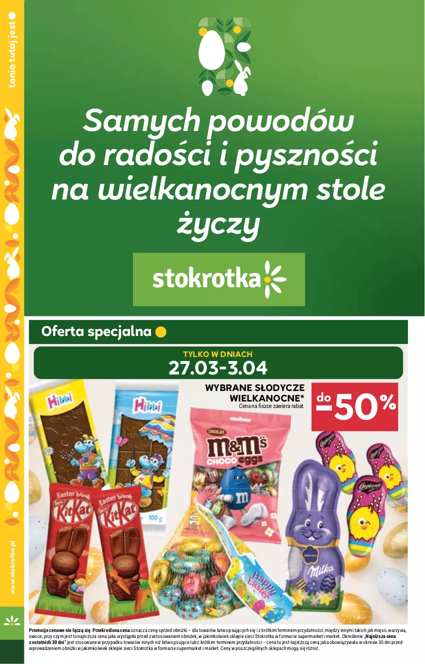 Gazetka promocyjna Stokrotka - Supermarket - ważna 27.03 do 03.04.2024 - strona 2 - produkty: Mięso, Owoce, Warzywa
