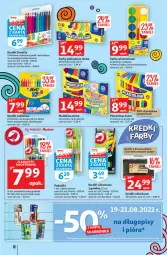 Gazetka promocyjna Auchan - Rysują się kolorowe sny Hipermarkety - Gazetka - ważna od 25.08 do 25.08.2021 - strona 8 - produkty: Gra, Flamastry, Cień, Tusz, Plastelina, LG, Fa